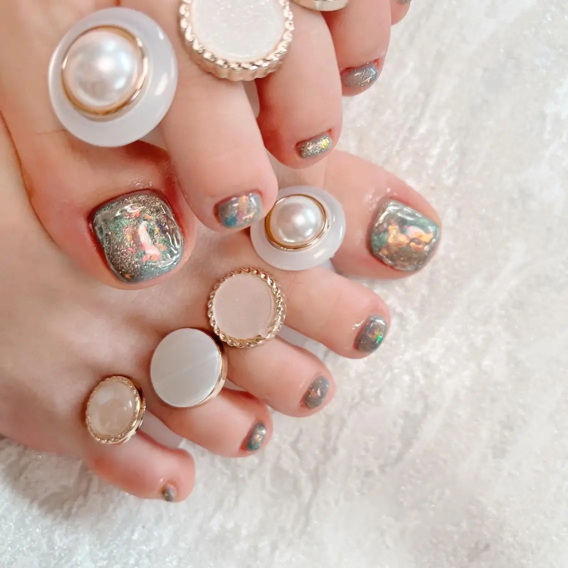 ネイル フットネイル マグネットネイル & BE nail アンドビーネイルのネイルデザイン