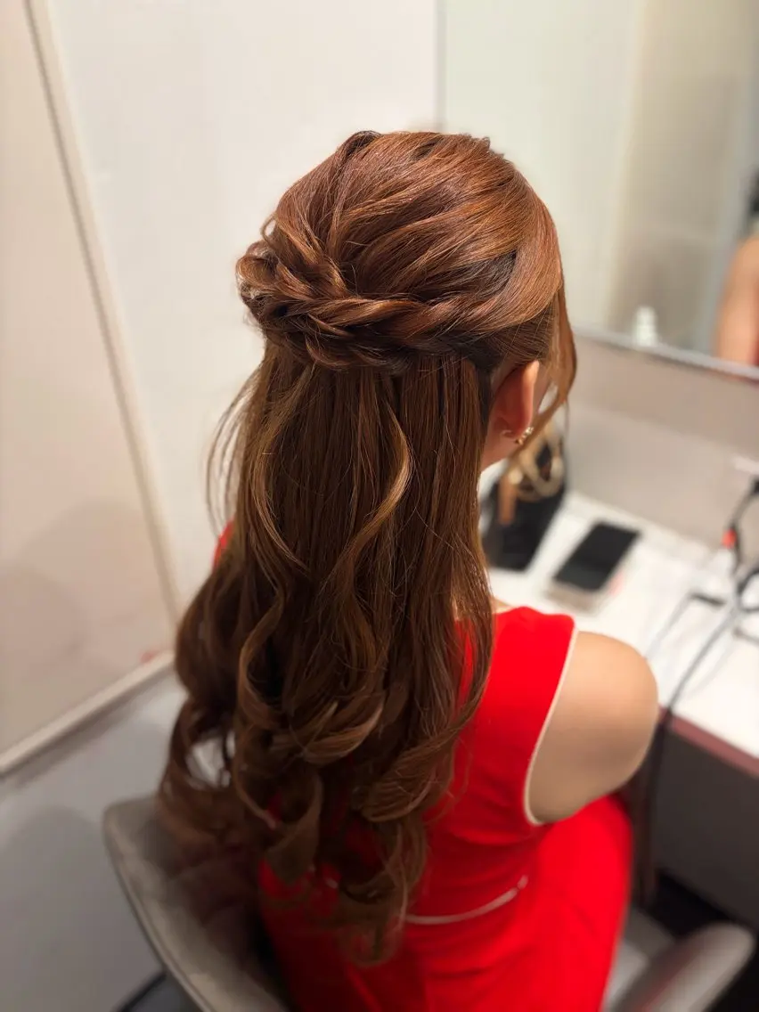 ヘアセットの写真