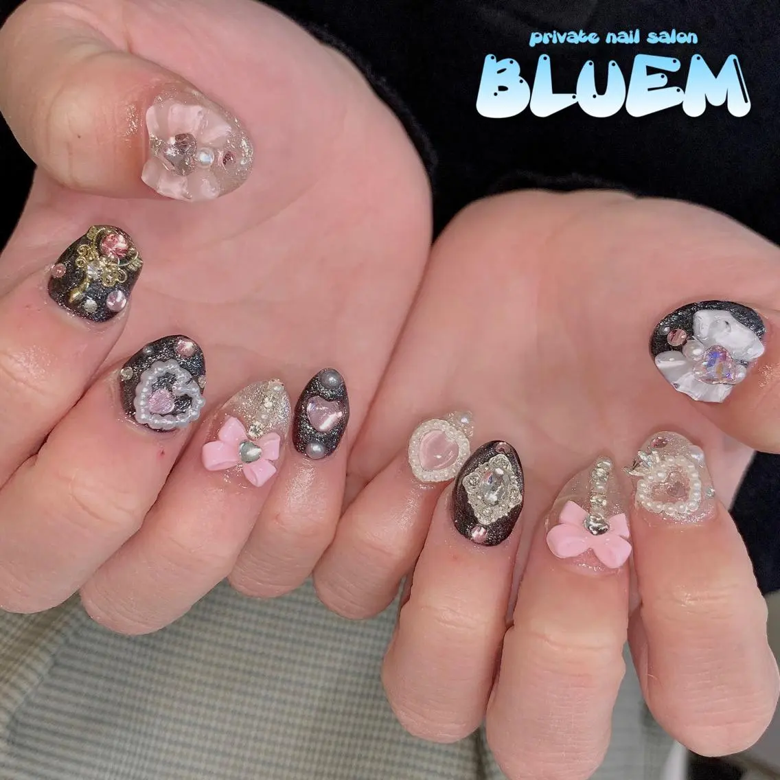 ネイル ハンドネイル BLUEM なな🐶のネイルデザイン
