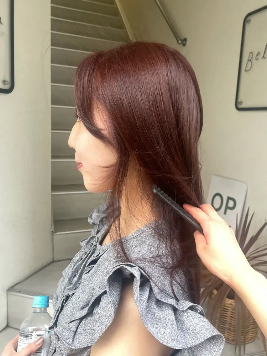 カラー 福嶋 野愛のヘアスタイル