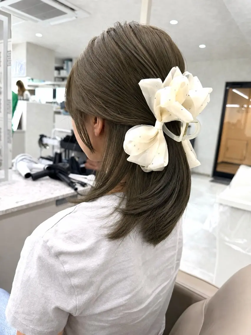 ミディアム カラー カット ヘアカラー ダブルカラー🩰 CHIHIRO👒のヘアスタイル