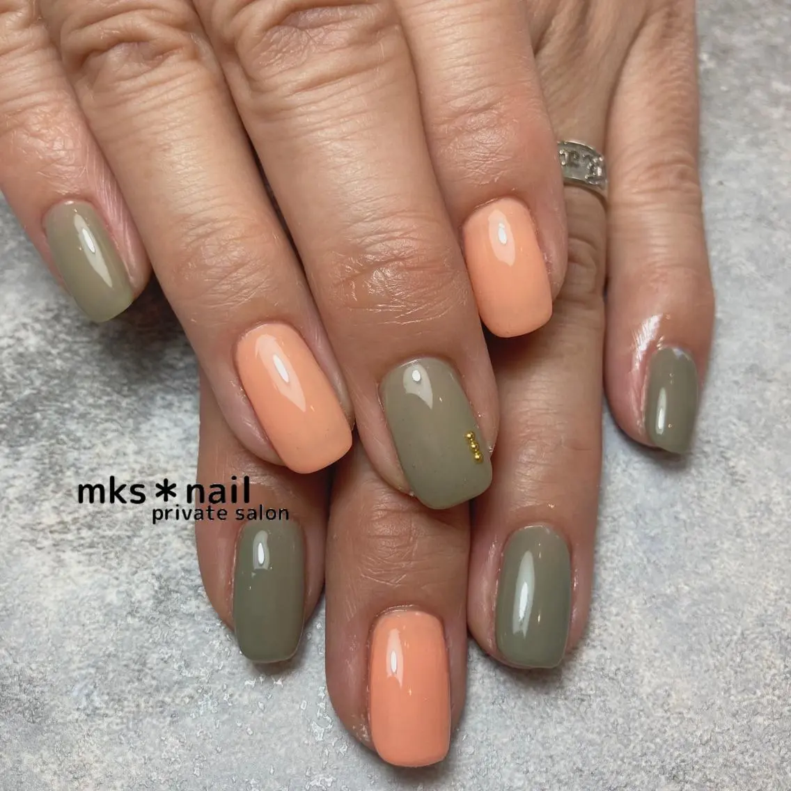ネイル ハンドネイル mks＊nail //  枚方長尾のネイルデザイン