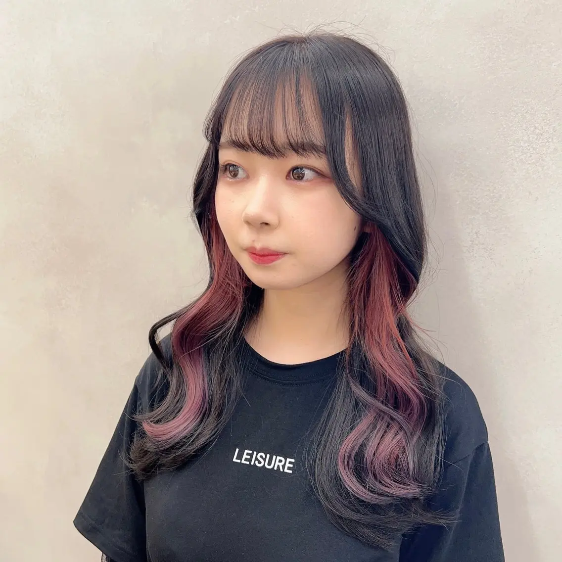 ロング カラー 髪質改善⌇透明感 カラー⌇川上葵のヘアスタイル