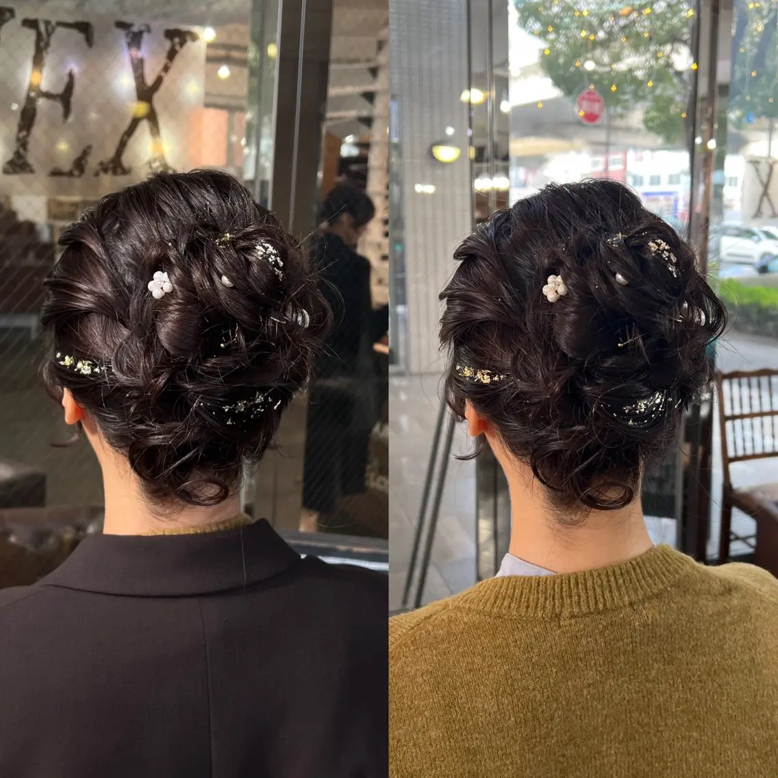 ヘアアレンジ ヘアセット パーマ/レイヤー /ハイライト/AOIのヘアスタイル