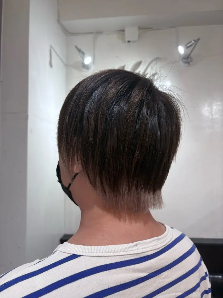 カラー ワンカラー 髪質改善 ブリーチ 武田さくらのヘアスタイル