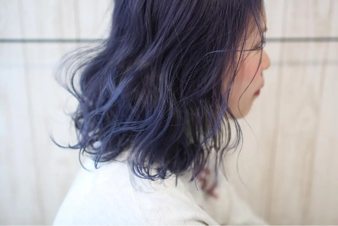 ミディアム カラー 堺 鳳 ママ美容師 yukariのヘアスタイル