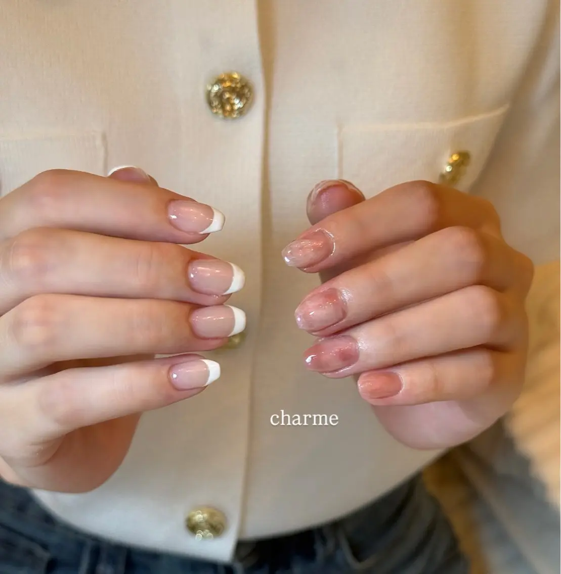 ネイル ハンドネイル フットネイル nailsalon charmeのネイルデザイン