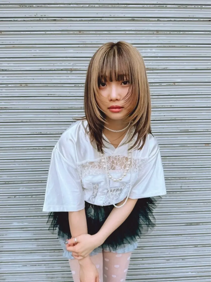 セミロング BLANCO nao.のヘアスタイル