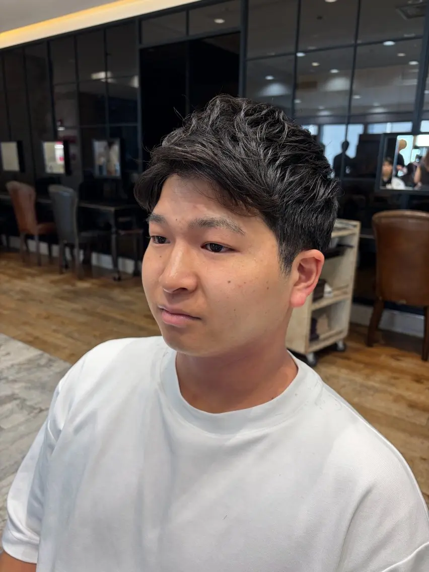 メンズ 🤍韓国レイヤー カット🤍ヒマリのヘアスタイル
