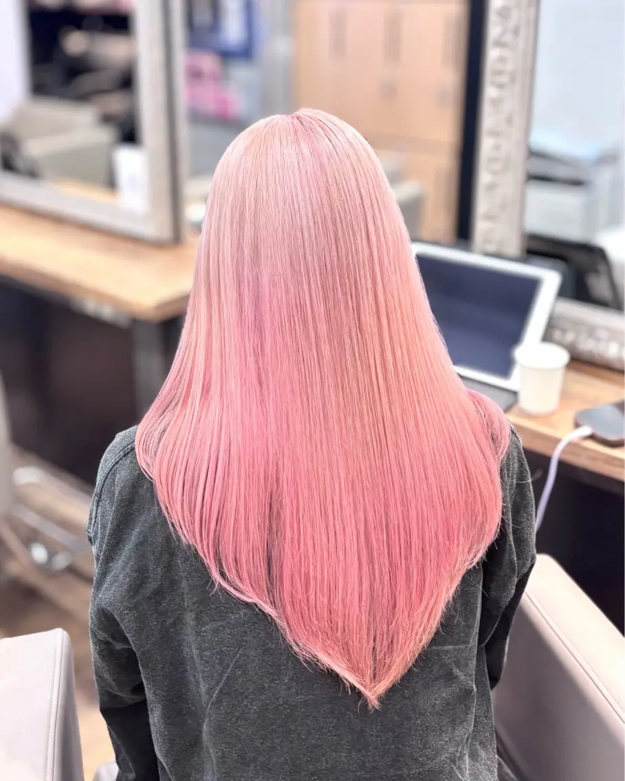 ロング カラー ベージュカラー ブリーチ ブロンド ケアブリーチ 透明感カラー カット ヘアカラー 🕊️カズヤ/ ハイトーン🕊️のヘアスタイル