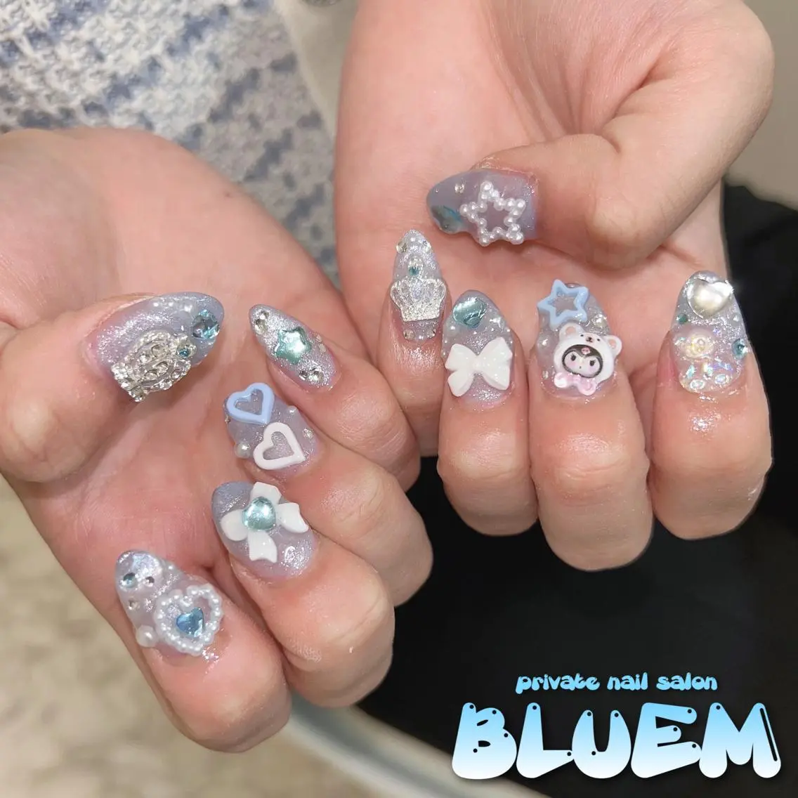 ネイル ハンドネイル BLUEM なな🐶のネイルデザイン