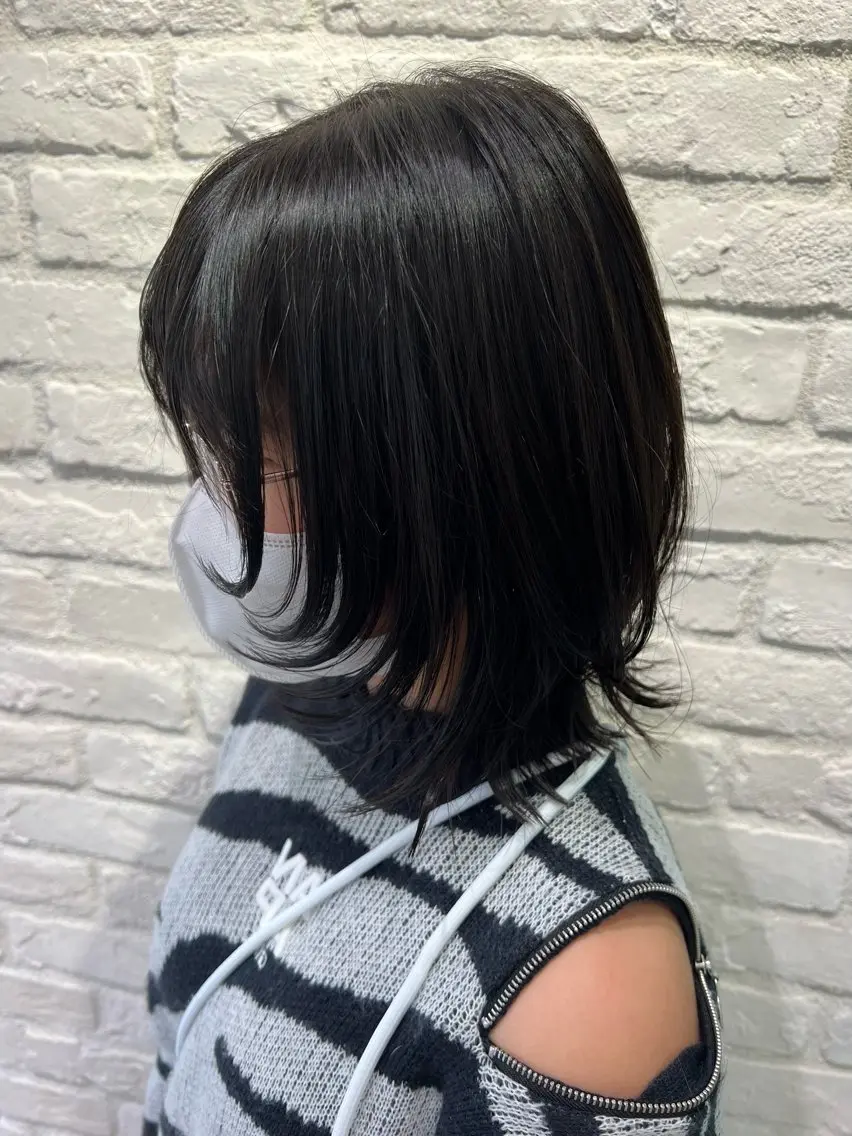 ミディアム カット ヘッドスパ mama美容師 たかはし みくのヘアスタイル