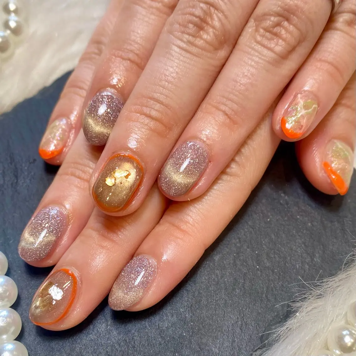 ネイル ハンドネイル FREEME 🌼アビのネイルデザイン