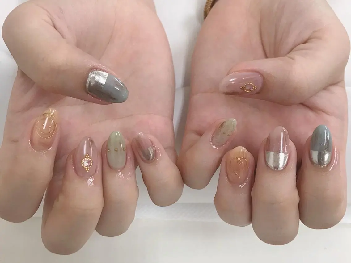 ネイル ハンドネイル 関目nail ★HeaRichのネイルデザイン