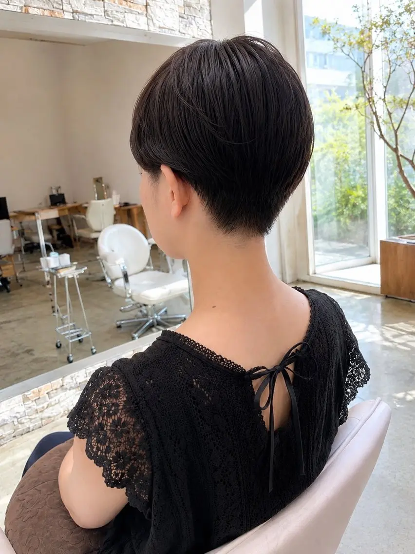 ショート ショートヘア NAOYA SAEKIのヘアスタイル