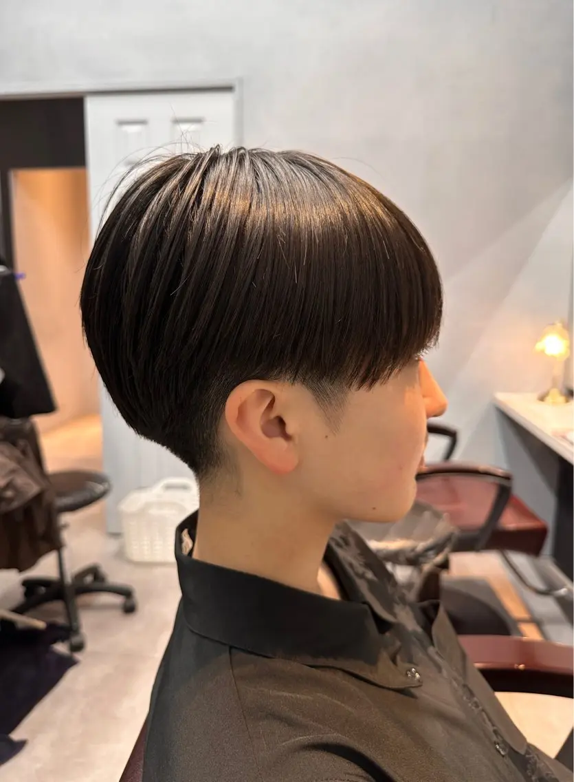 ショート メンズ マッシュ 刈り上げ カット ✂︎ mina✂︎のヘアスタイル