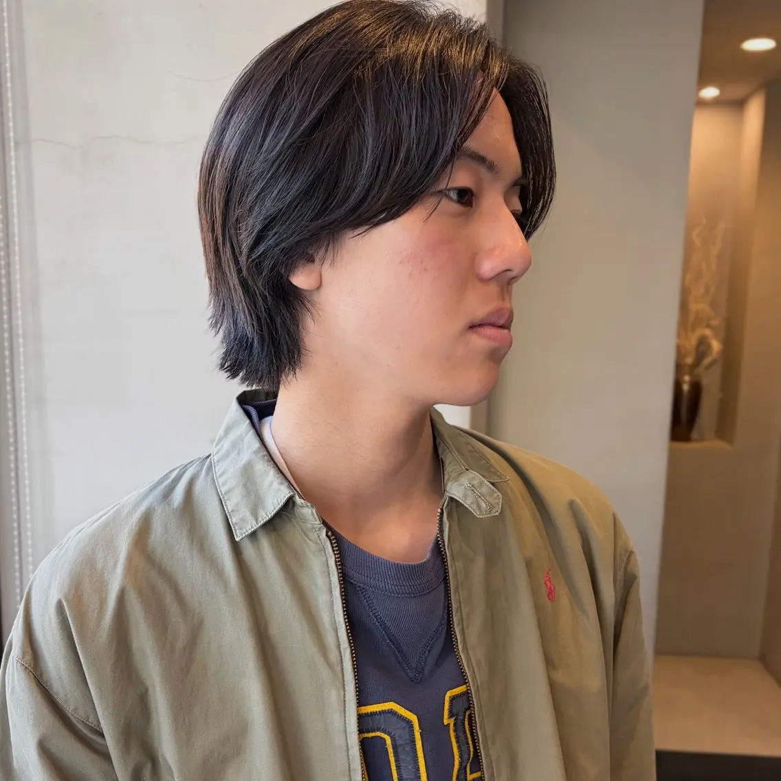 ショート メンズ メンズウルフカット ボブ ウルフカット カット ヘッドスパ なな/ICI/レイヤ ーパーマ/上前津のヘアスタイル