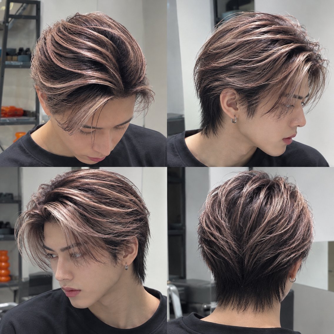 ショート カラー メンズ デザインカラー🌈/ ハイトーン/たけるのヘアスタイル