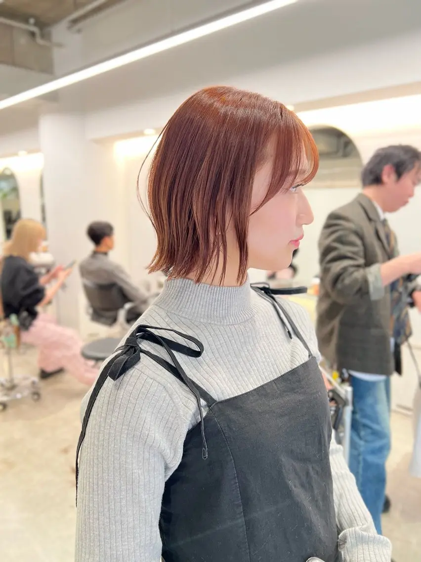 ショート ボブ 外ハネヘア 夏山 秀憲のヘアスタイル
