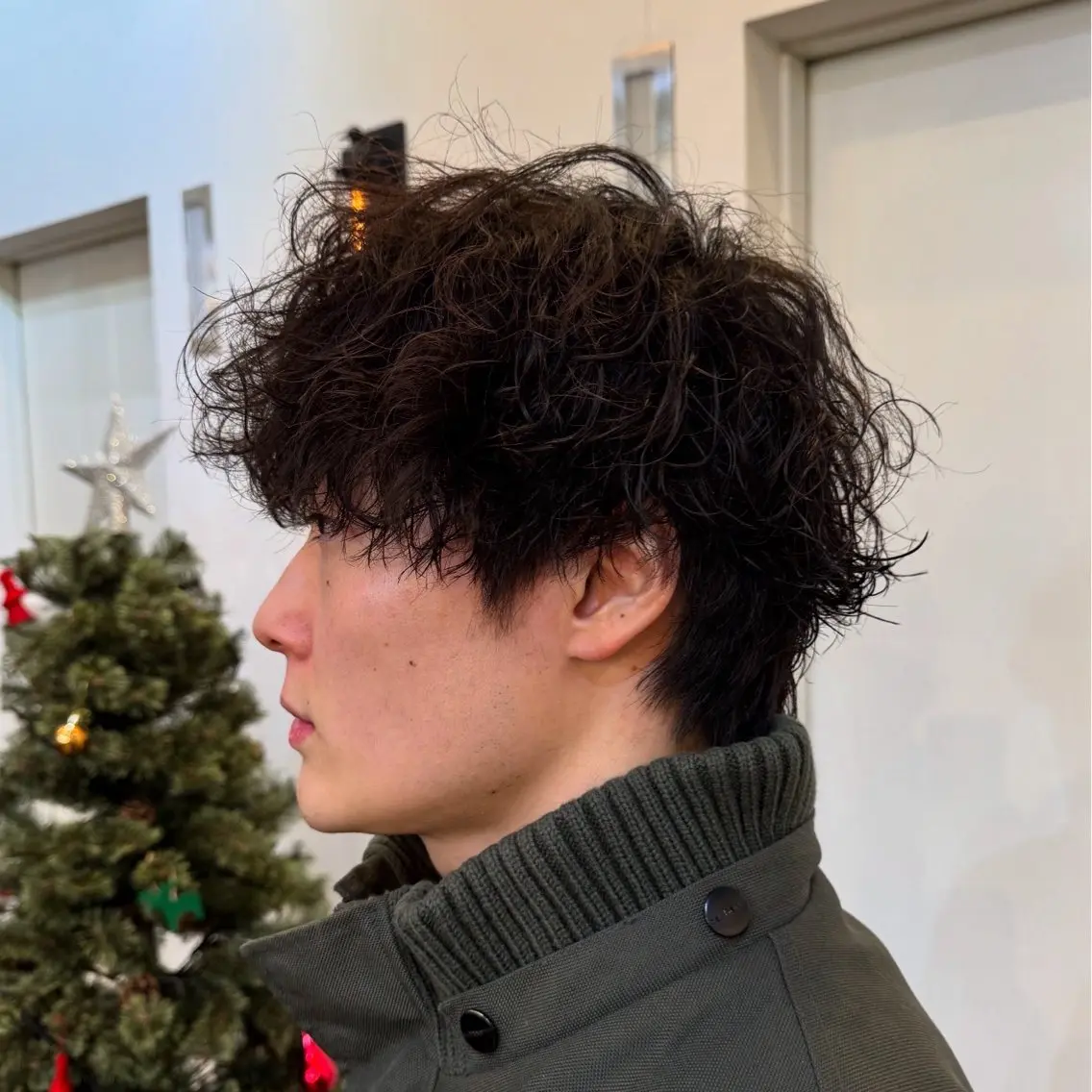 メンズ カット パーマ 🐋湊 ゆうき 🫧のヘアスタイル