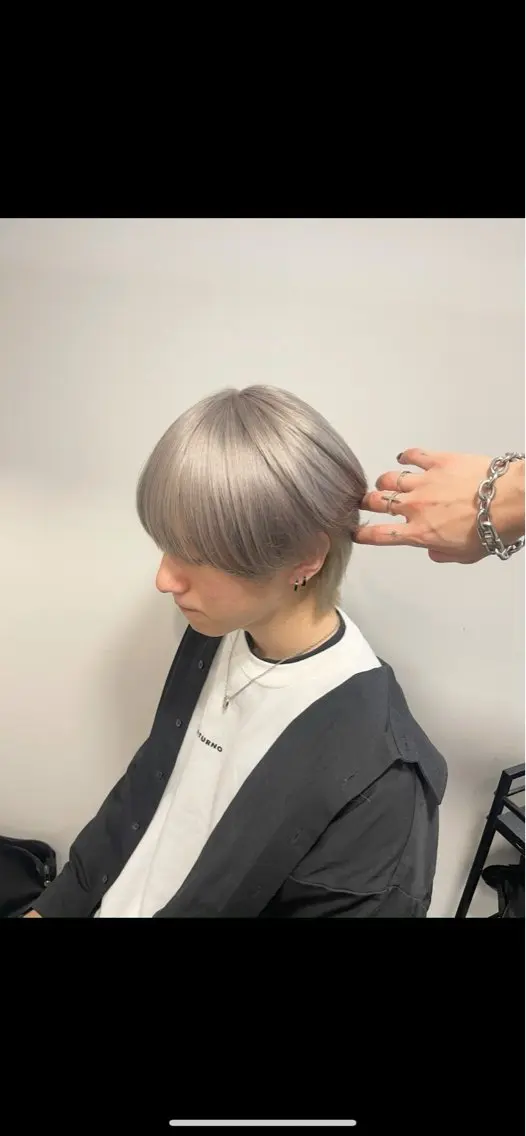 カラー メンズ カット ヘアカラー ダブルカラー特化💍 tiam💍韓国ヘアのヘアスタイル
