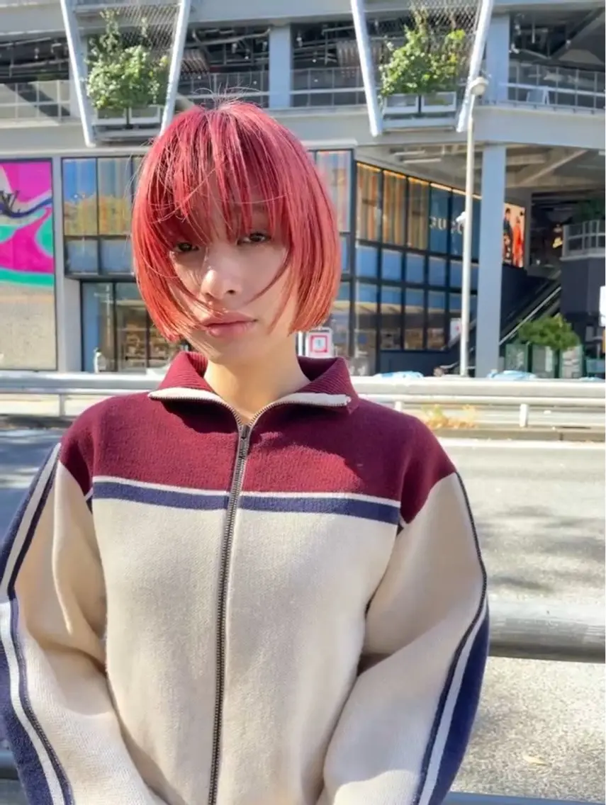 ショート ヘアカラー トリートメント カットモデル募集中/ vain はるのヘアスタイル