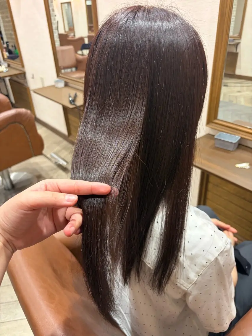 セミロング カラー ブラウンカラー 酒井 美輝のヘアスタイル