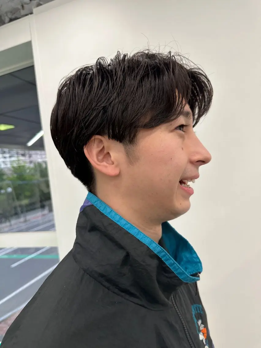 パーマ メンズ カット パーマ 似合わせが得意 村松慧汰のヘアスタイル