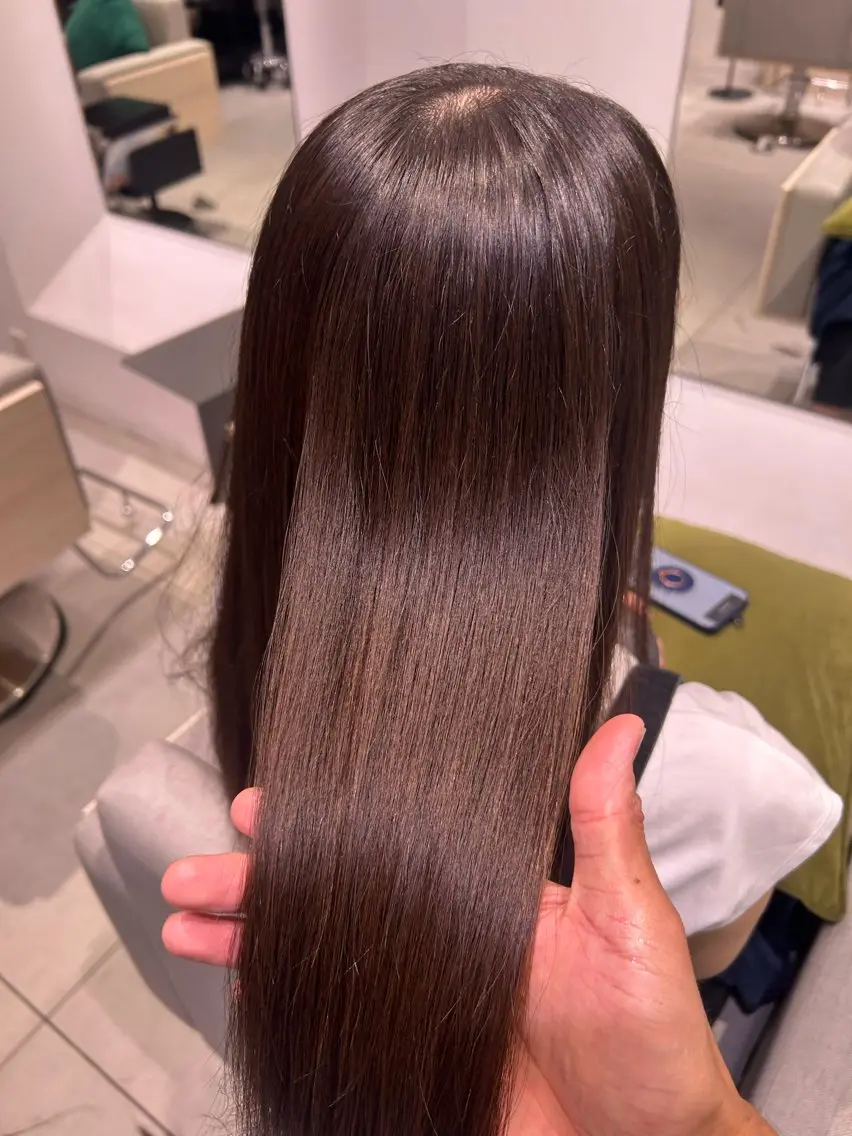 ロング カラー 柳澤 武宏のヘアスタイル