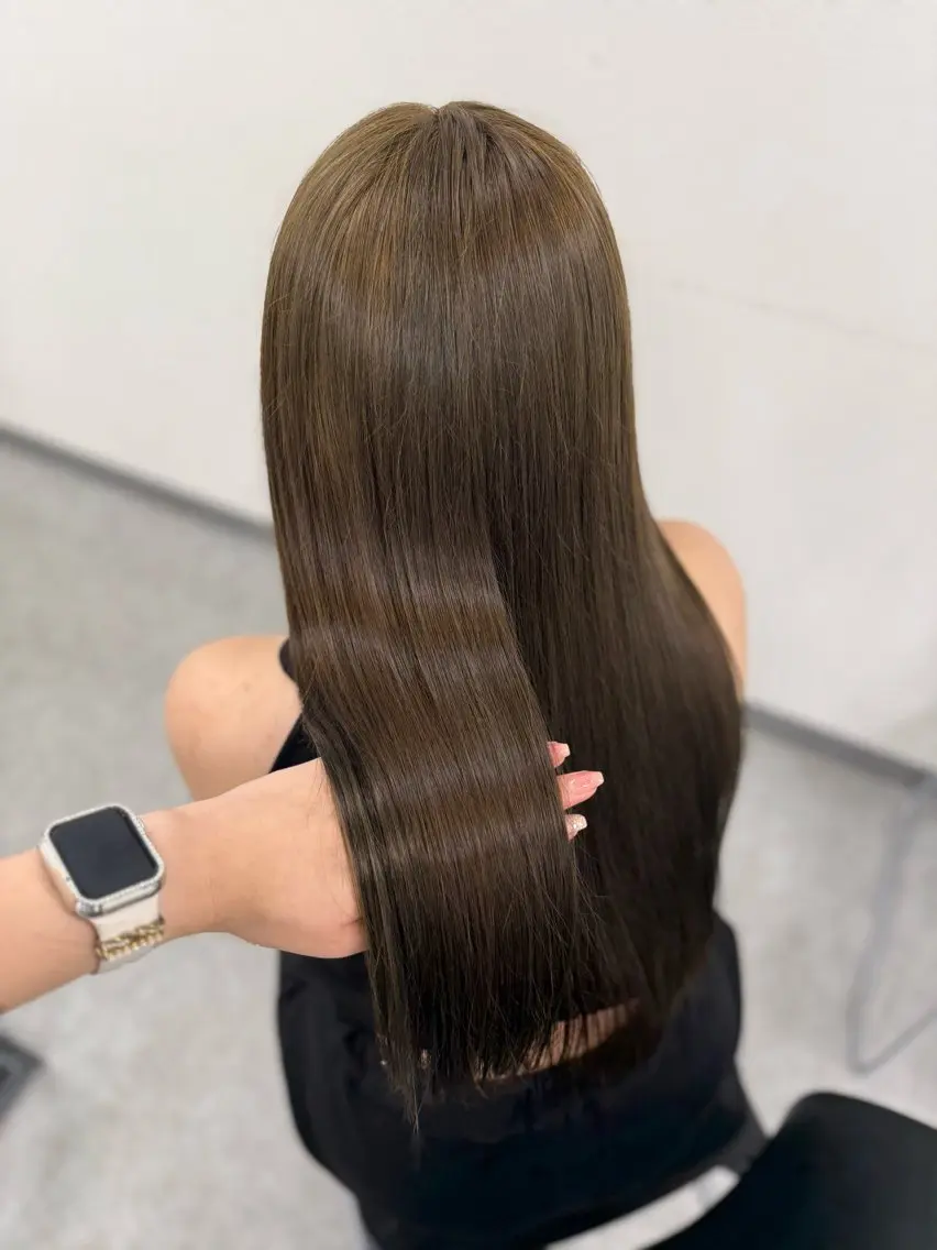 【うねり、広がりが気になる方♡】カット+縮毛矯正+炭酸SPA+ラクトン配合トリートメント🪄の写真