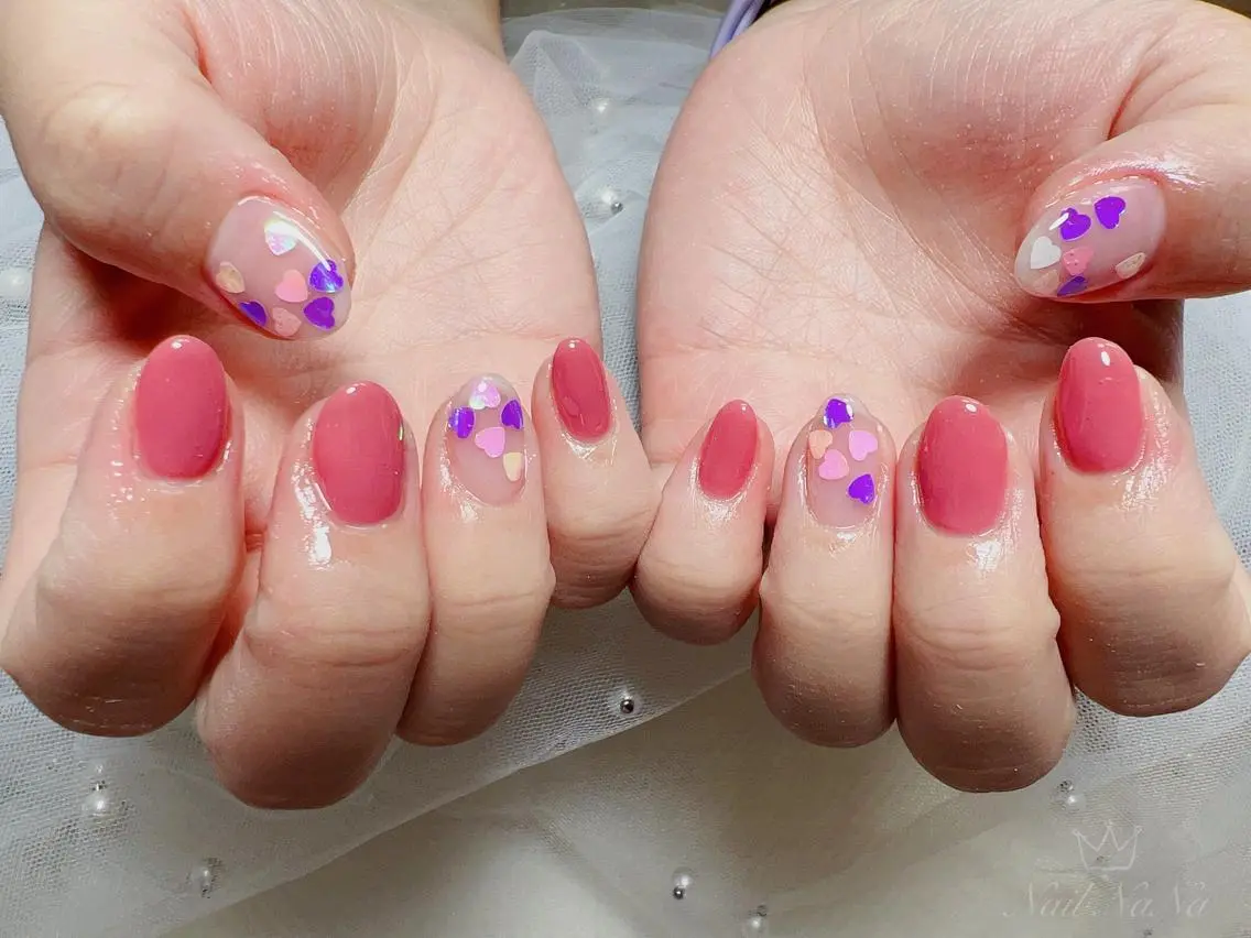 ショート カラー ネイル ハンドネイル Nail NaNaのネイルデザイン