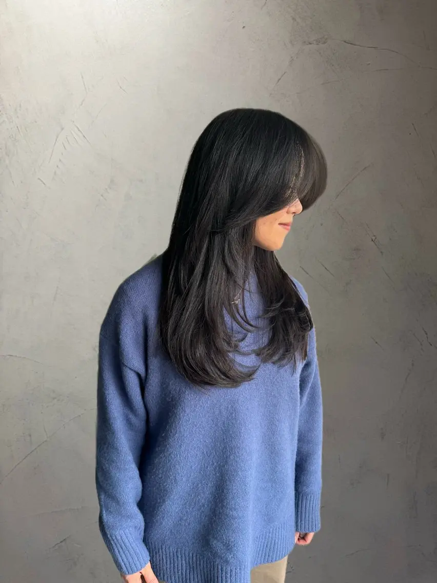 ロング 外国人風カラー レイヤーカット 🇺🇸海外レイヤー yunoのヘアスタイル