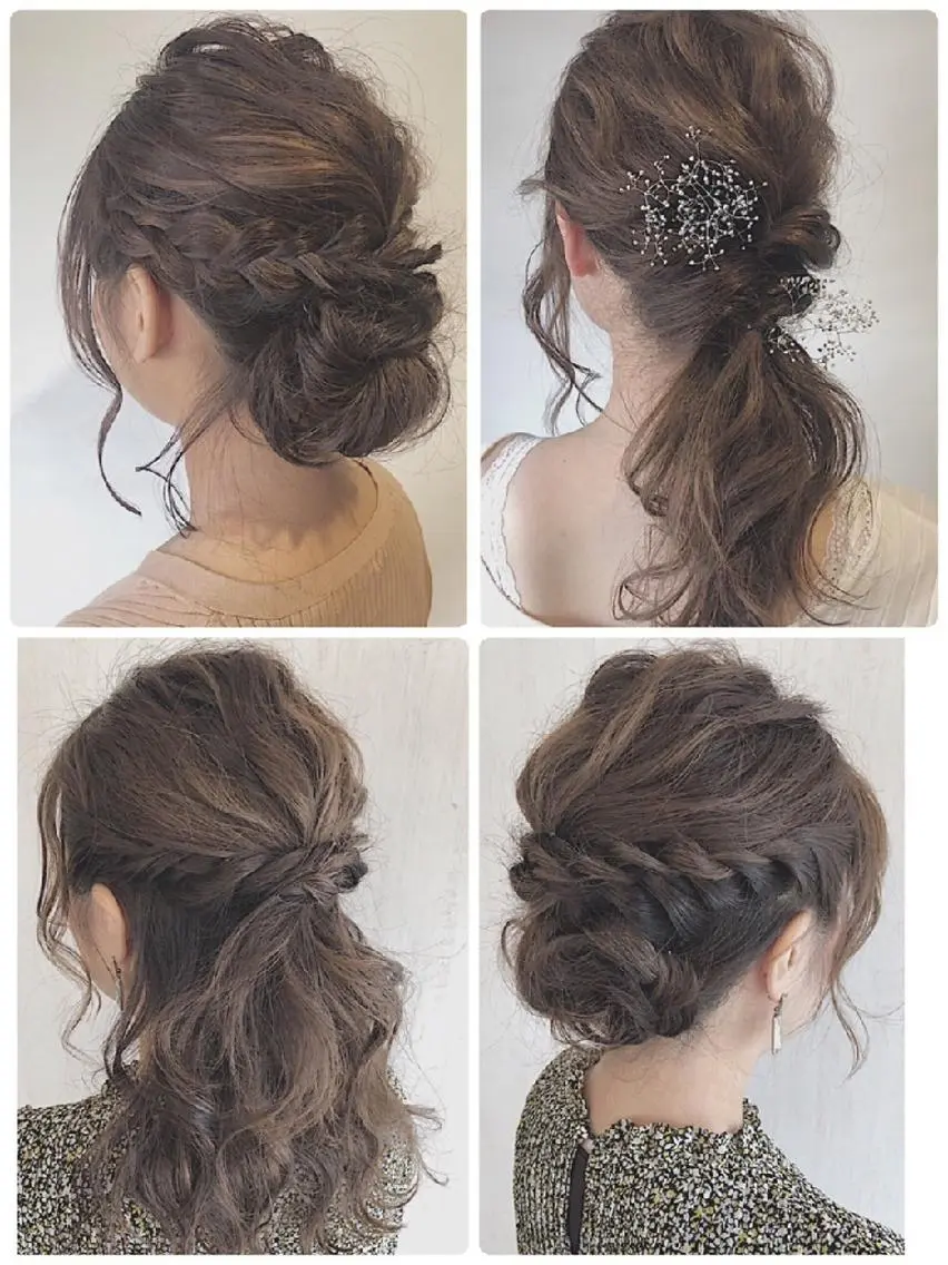 【平日限定】簡単♪パーティヘアアレンジ☆4種類の中からお一つお選び下さい★※シャンプー無※¥3600【南越谷/新越谷】の写真