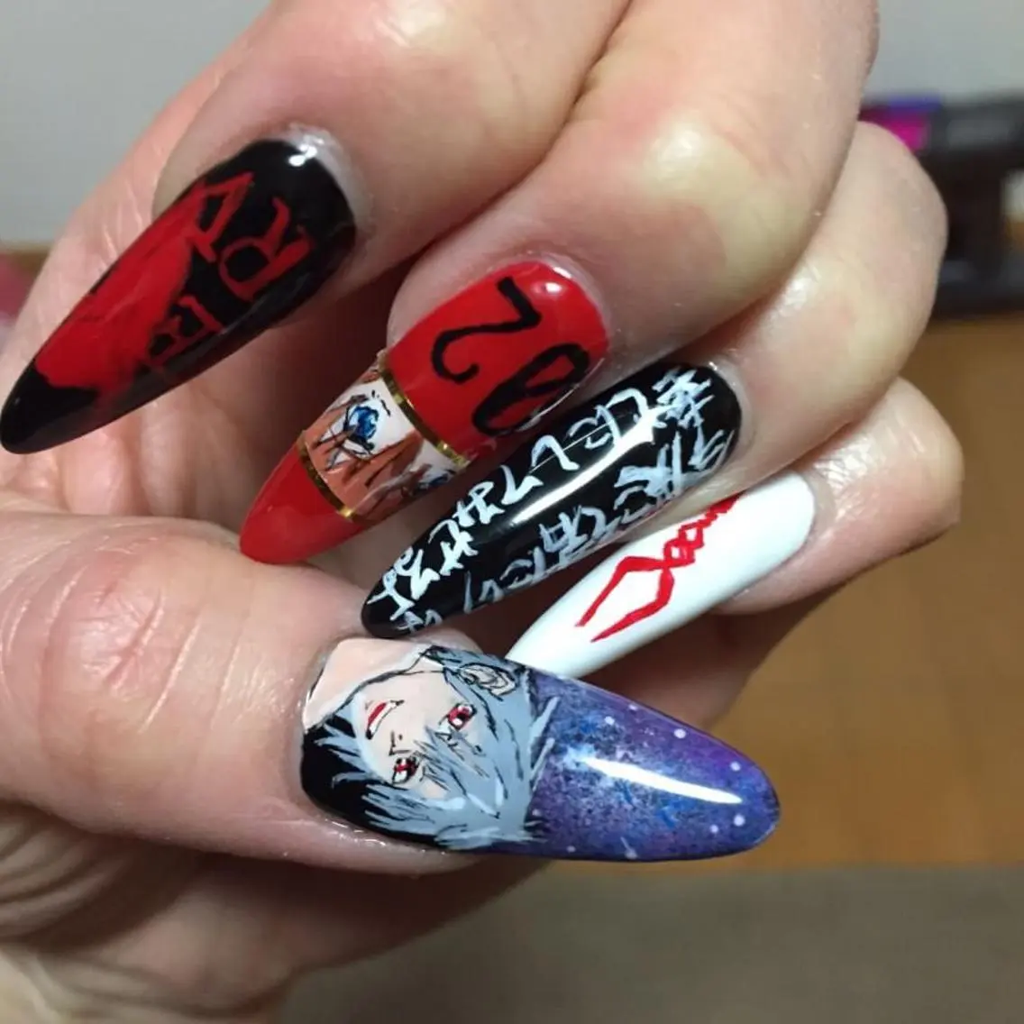 ロング ネイル アートネイル ワンカラーネイル 《LB》ラブリエ Nail&eyeのマツエク・マツパデザイン