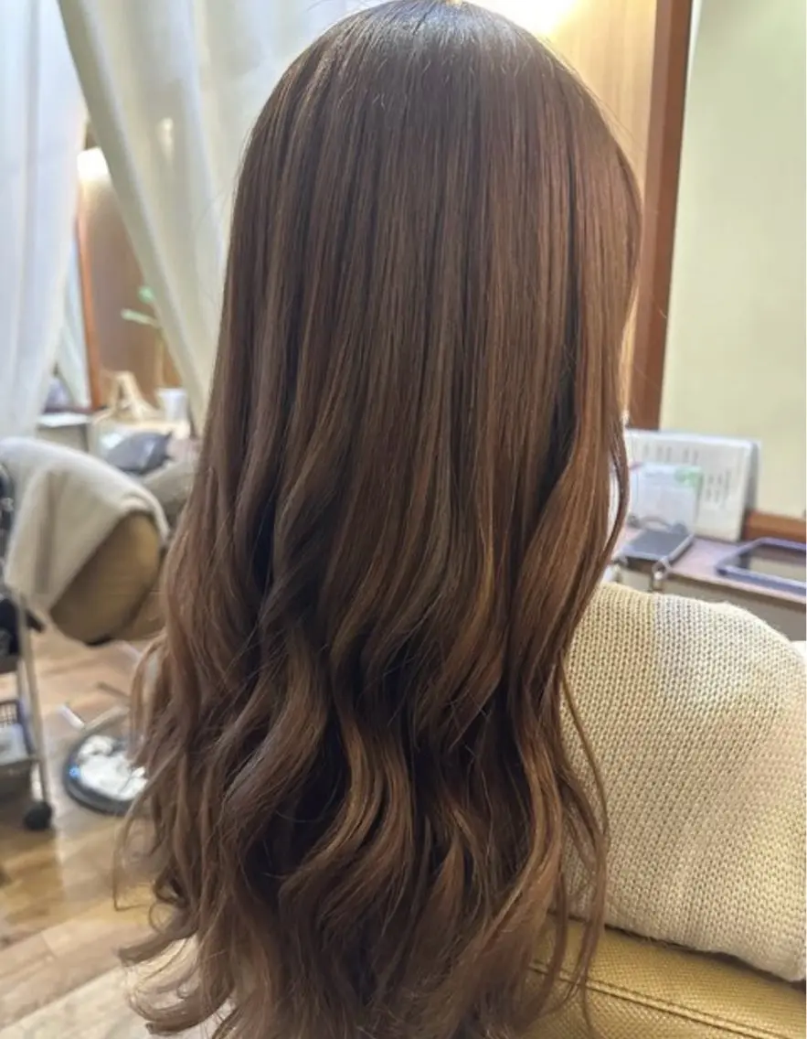 ロング 髪質改善 ロング トリートメント カット ヘアカラー トリートメント 松下 由香里のヘアスタイル