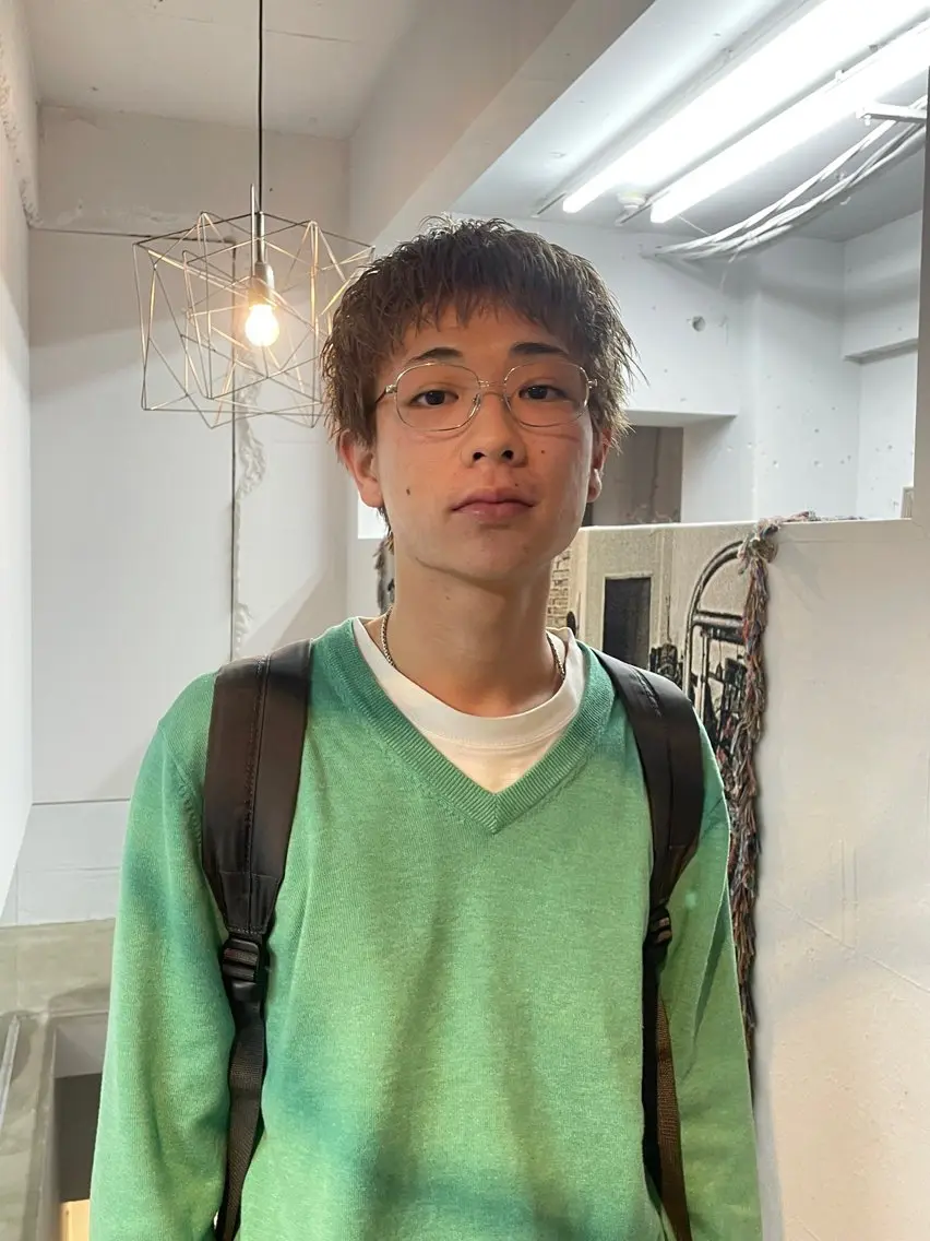 ショート メンズ ヘアカラー 和田 有生のヘアスタイル