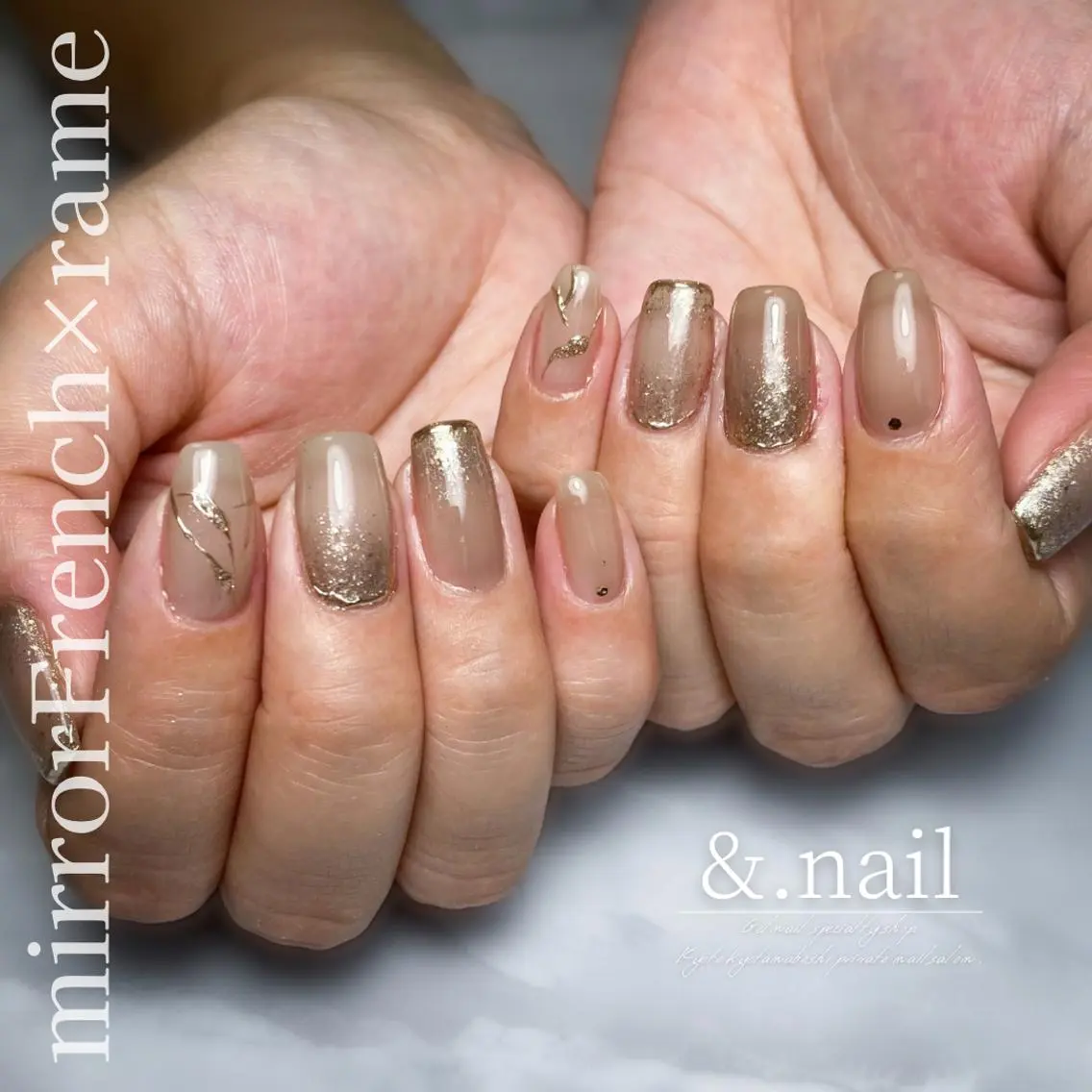 ネイル ハンドネイル &.nail/ ニュアンス/持込み可のネイルデザイン