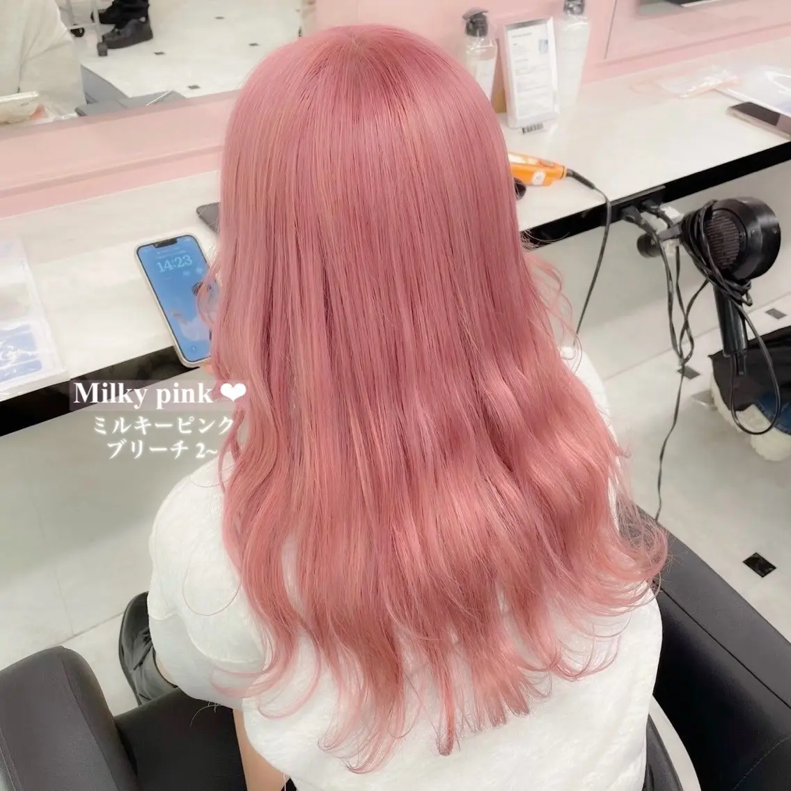 ロング カラー カットパーマモデル 募集🎀SHIONEのヘアスタイル