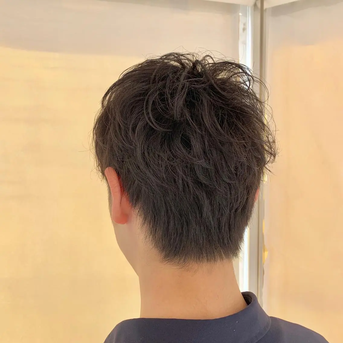 ショート パーマ メンズ メンズパーマ 加藤 綾華のヘアスタイル