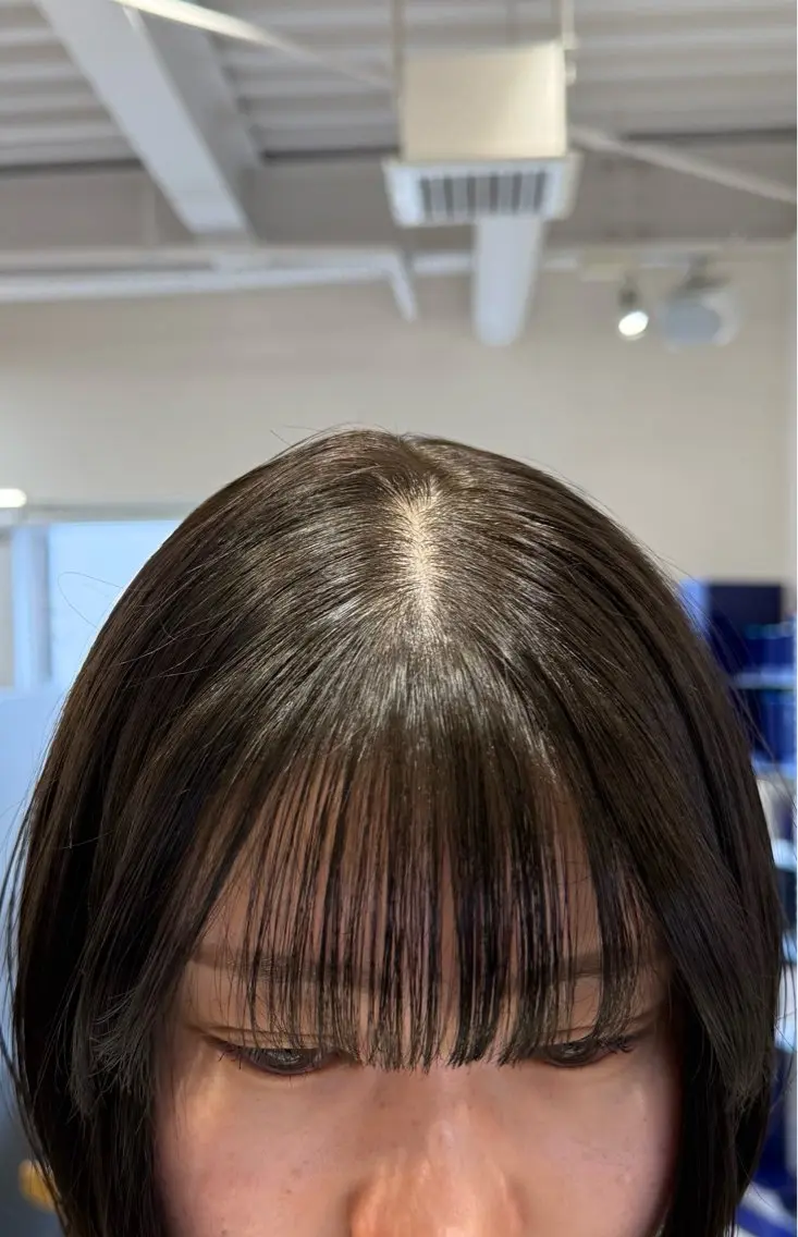 カラー ヘアカラー 大角 心愛のヘアスタイル