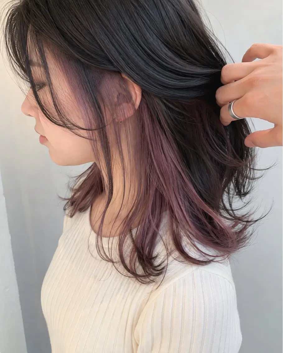 カラー ヘアカラー AKANE/垢抜け 似合わせカラー🌺のヘアスタイル