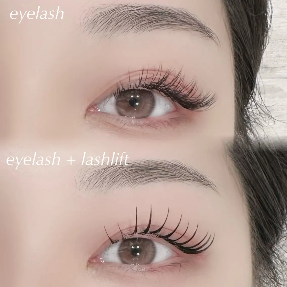【新技術!モチ◎ぱっちりEYE】オフなしエクステパーマ*フラットラッシュ100本/120本の写真