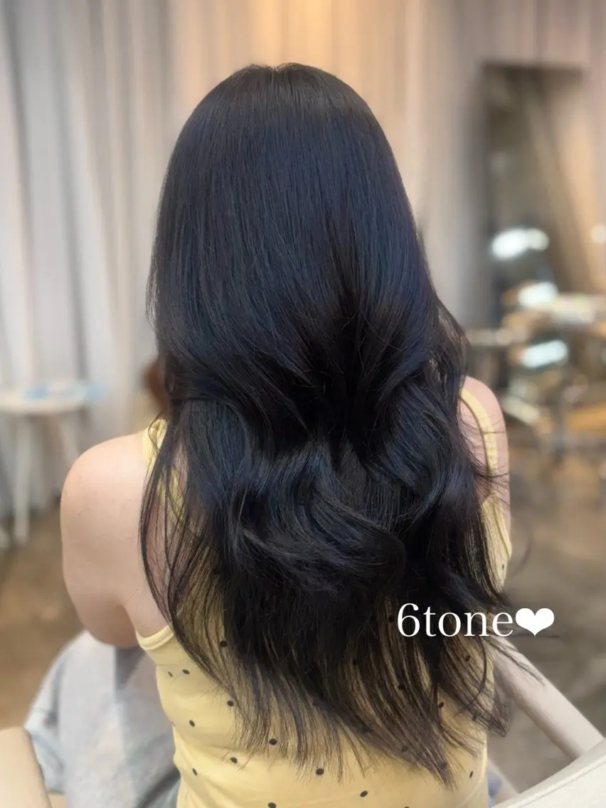 ロング ヘアカラー 透明感カラー/赤み消 しカラー/もものヘアスタイル