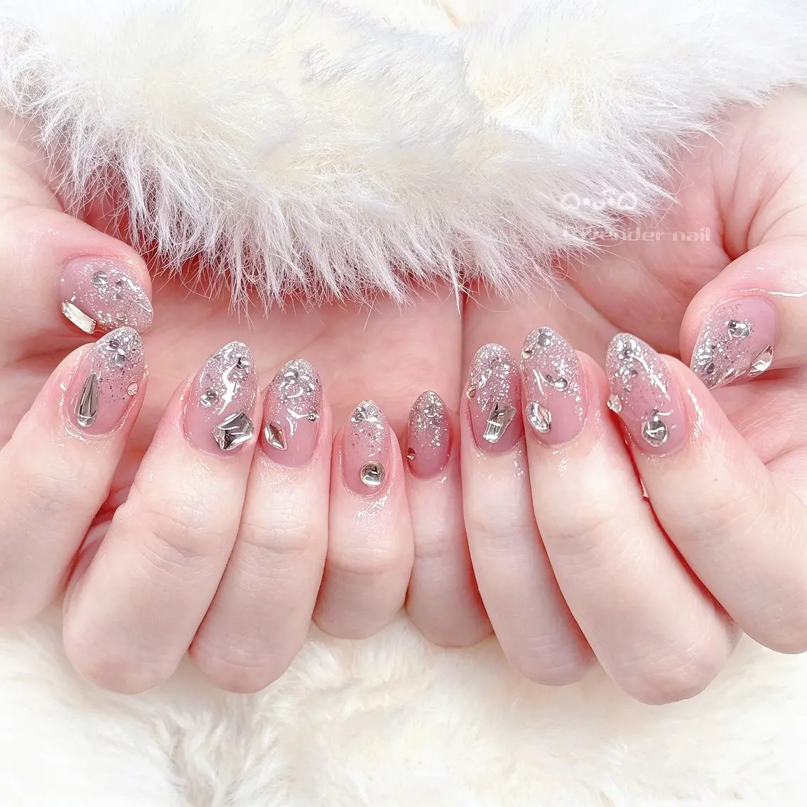ネイル ハンドネイル Lavender nail·中島公園のネイルデザイン