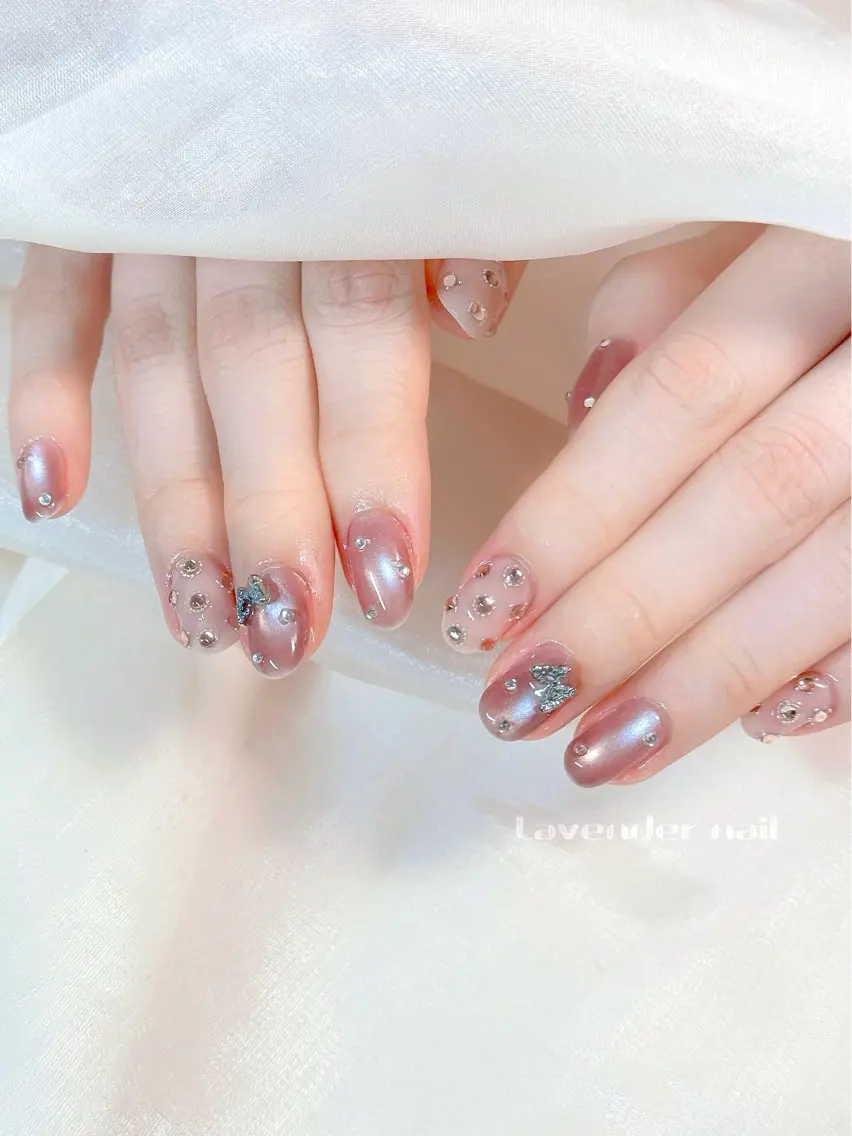 ネイル ハンドネイル Lavender nail·中島公園のネイルデザイン