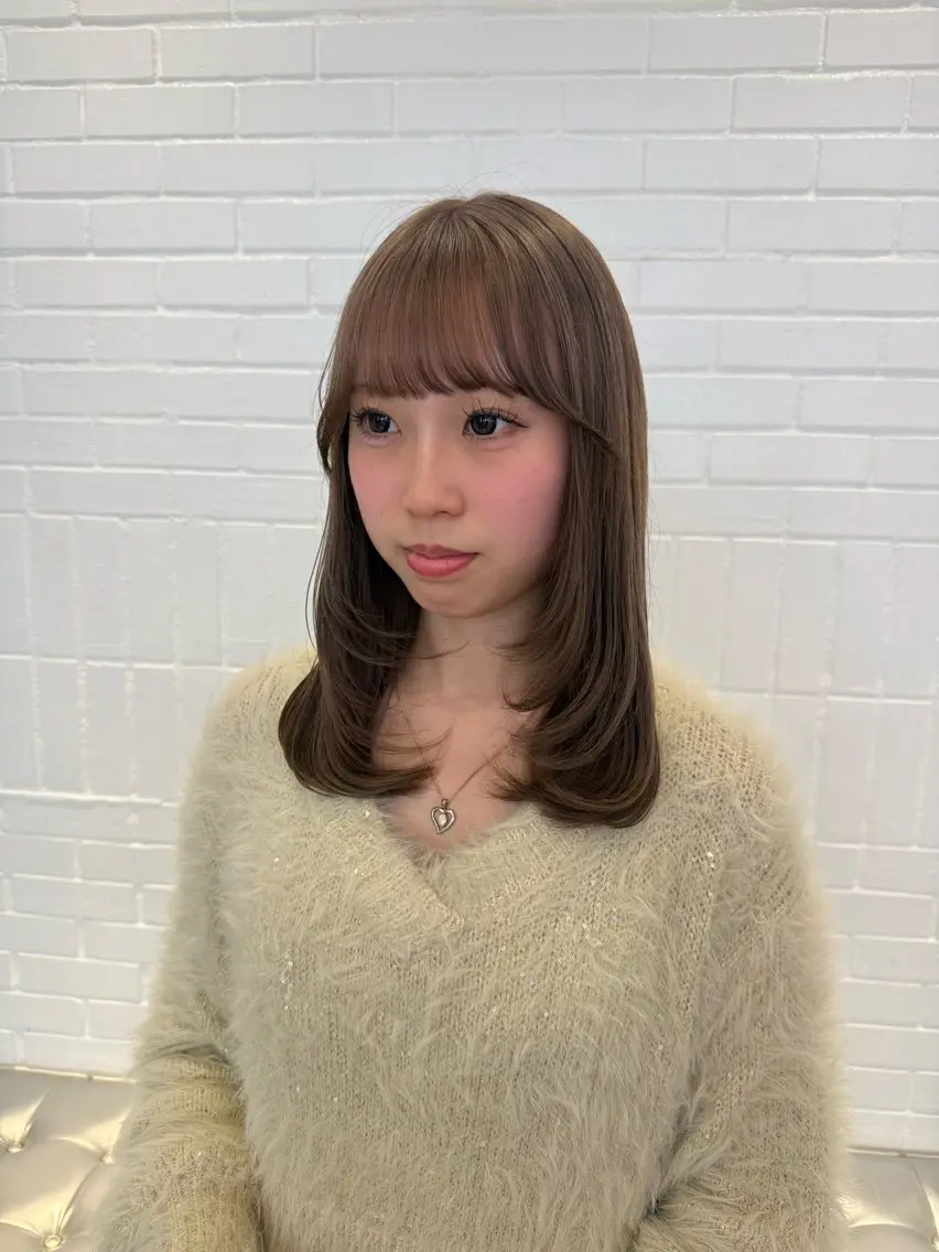 ミディアム カラー ヘアアレンジ 海外/ハイトーン🪽 ☯️ami☯️のヘアスタイル