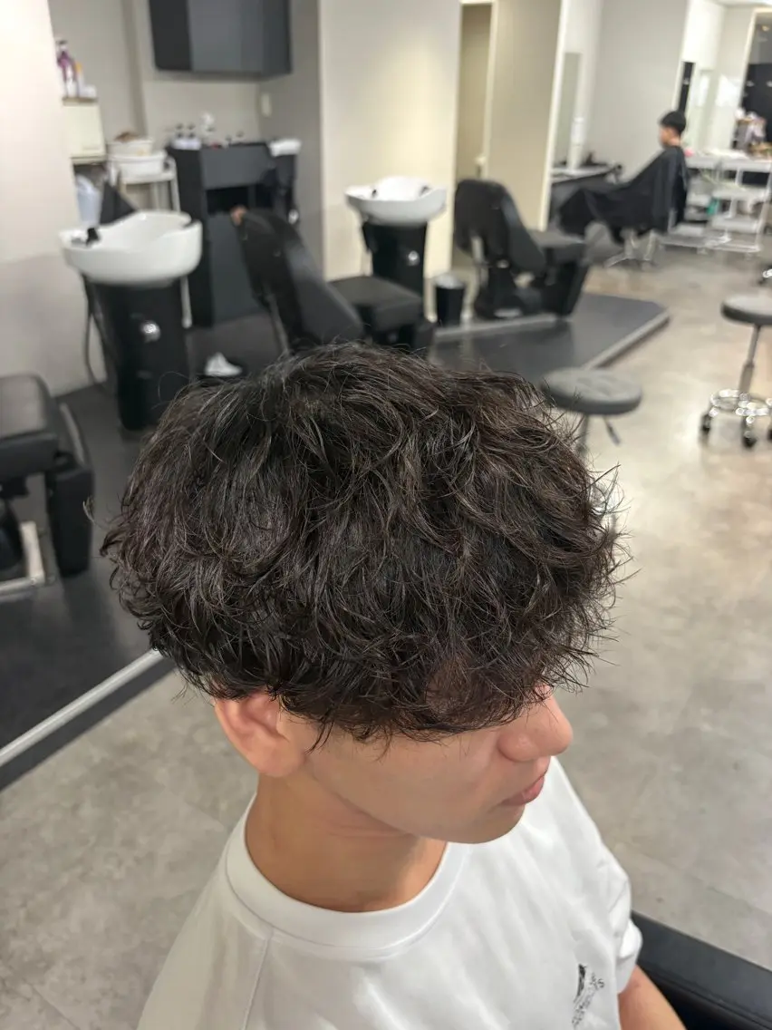 パーマ メンズ カット パーマ 🌱立川【縮毛矯正】 璃音🌱のヘアスタイル