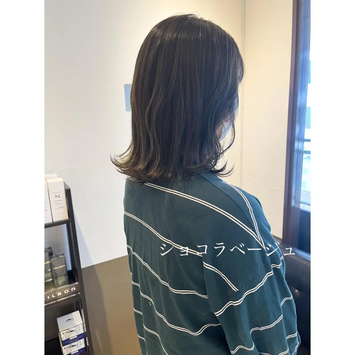 ミディアム カラー 坂井田 浩樹のヘアスタイル