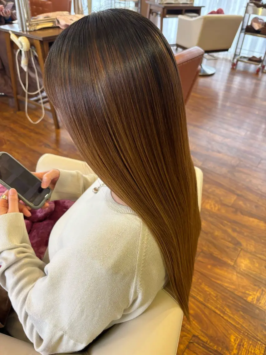 ロング 畑 龍司のヘアスタイル