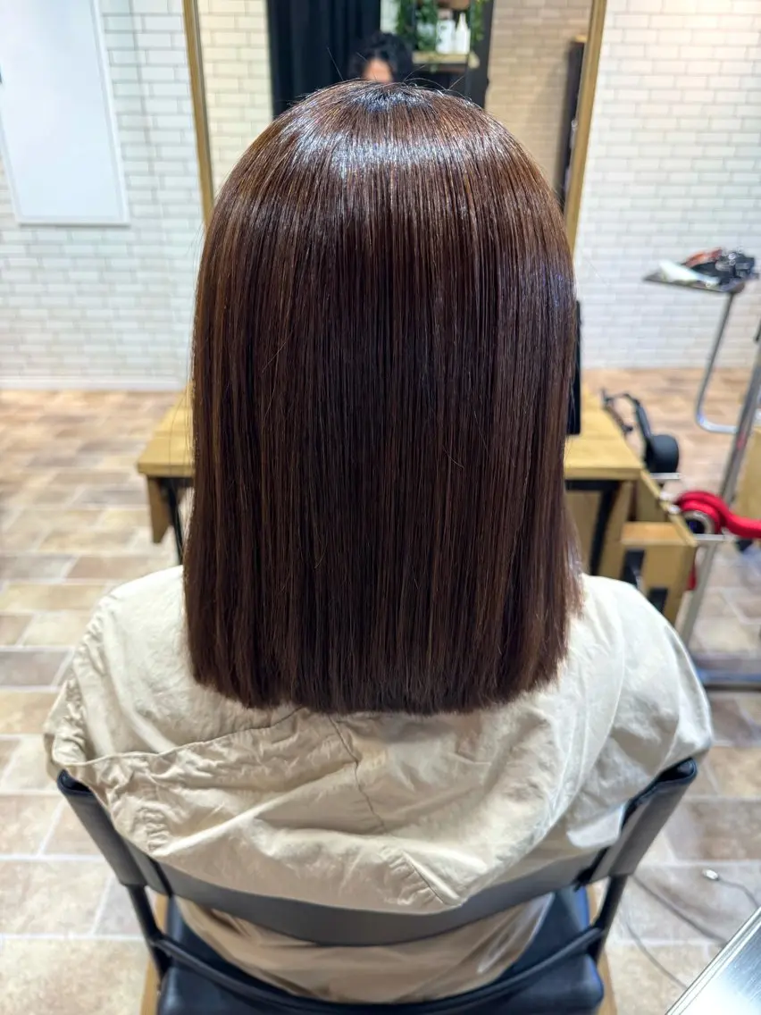 ミディアム ASHLEY 福島店のヘアスタイル